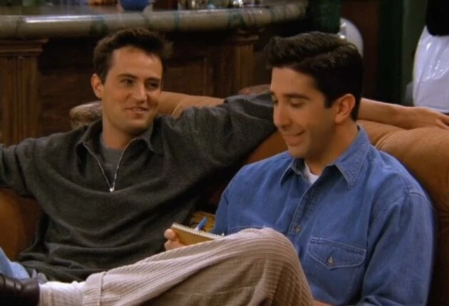 Изображение из 3 сезона сериала Друзья