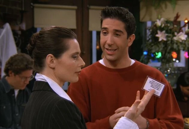 Изображение из 3 сезона сериала Друзья
