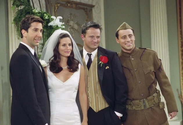Изображение из 8 сезона сериала Друзья
