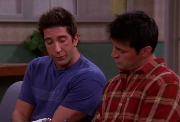 Изображение из 9 сезона сериала Друзья